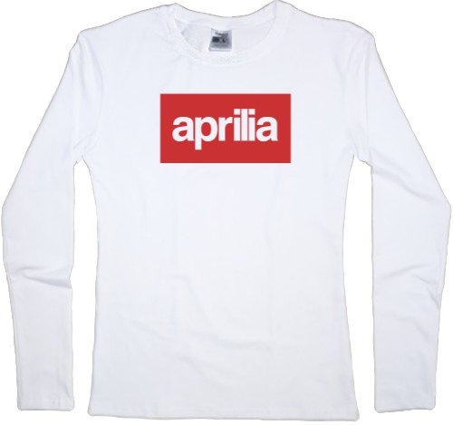 Women's Longsleeve Shirt - Aprilia лого 3 - Mfest