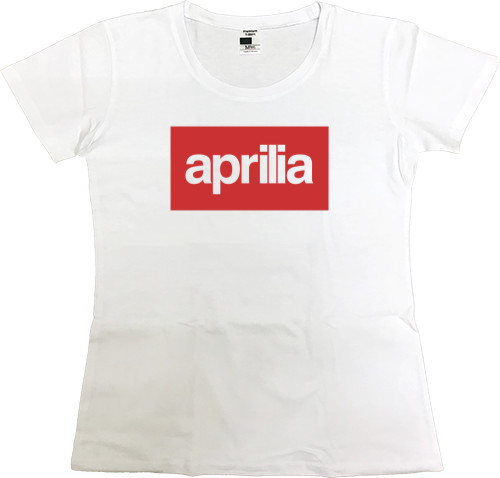 Women's Premium T-Shirt - Aprilia лого 3 - Mfest