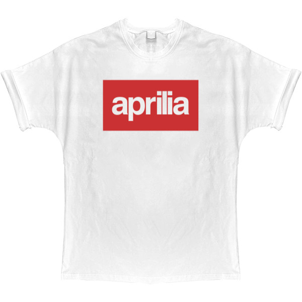 T-shirt Oversize - Aprilia лого 3 - Mfest