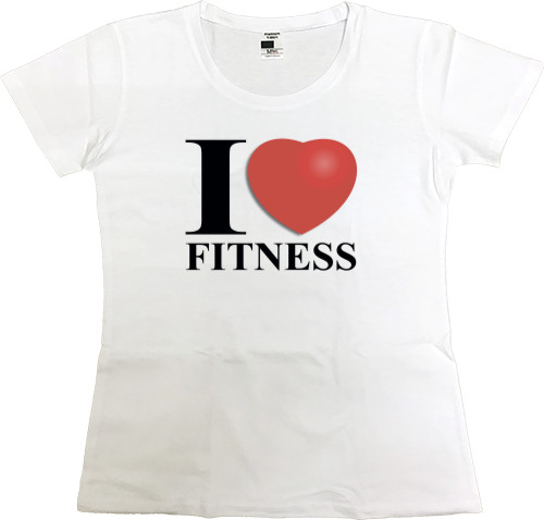 Women's Premium T-Shirt - Fitness - Mfest