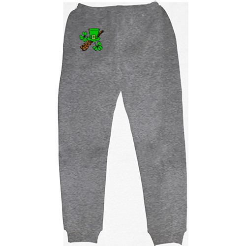 Kids' Sweatpants - День Святого Патрика Трилистник - Mfest