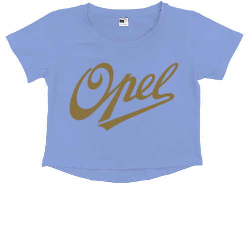 Kids' Premium Cropped T-Shirt - OPEL 4 - Mfest