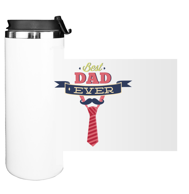 Water Bottle on Tumbler - THE BEST DAD - Mfest