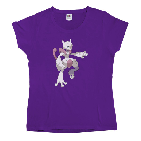 Women's T-shirt Fruit of the loom - Mewtwo - Mfest