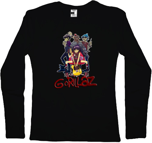 Women's Longsleeve Shirt - GORILLAZ 5 - Mfest