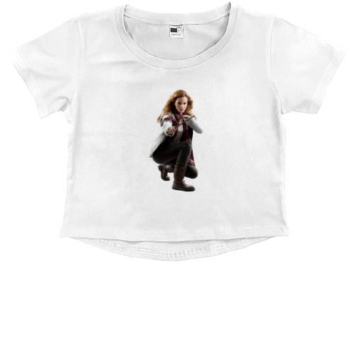 Kids' Premium Cropped T-Shirt - Гермиона - Mfest