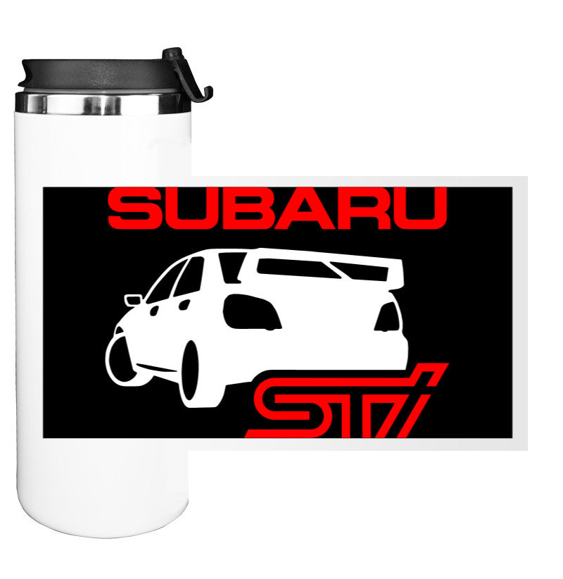 Water Bottle on Tumbler - Subaru 17 - Mfest