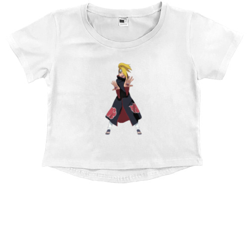 Kids' Premium Cropped T-Shirt - Дейдара - Mfest