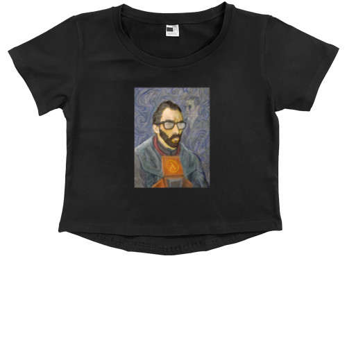 Kids' Premium Cropped T-Shirt - Гордон Фримен - Mfest