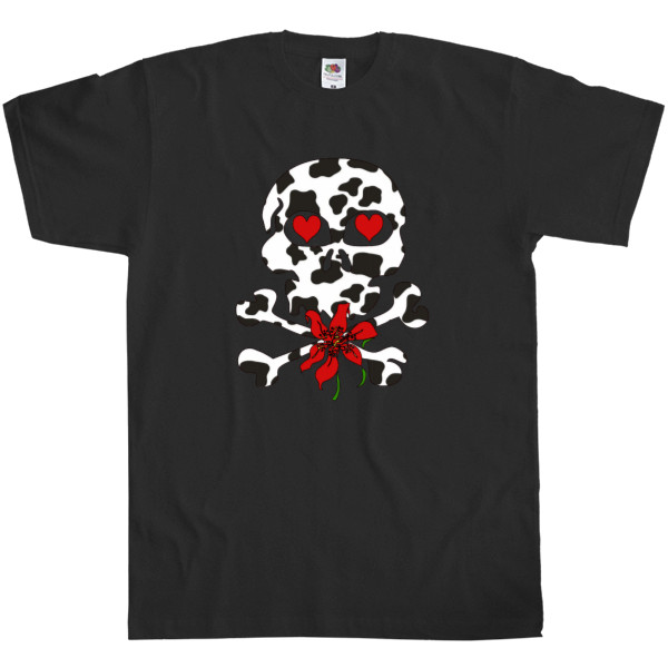 Men's T-Shirt Fruit of the loom - Skull Love - Mfest