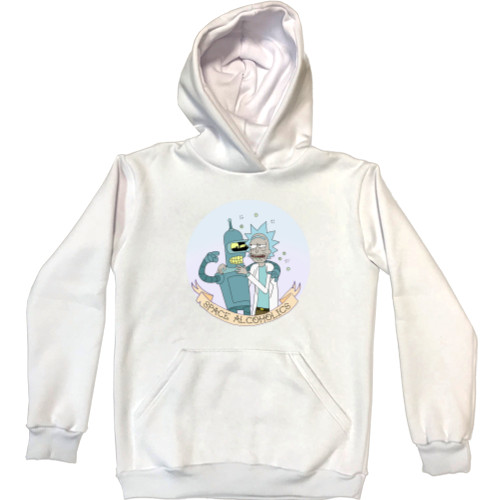 Unisex Hoodie - Космические алкоголики - Mfest