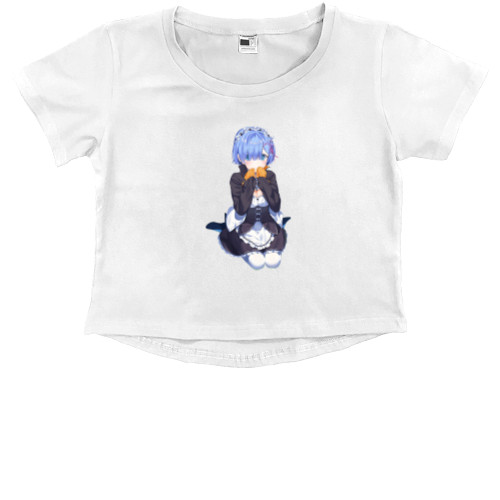 Kids' Premium Cropped T-Shirt - ЖИЗНЬ В АЛЬТЕРНАТИВНОМ МИРЕ - Mfest