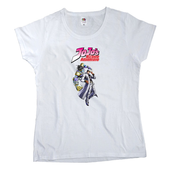 JoJo’s Bizarre Adventure - Women's T-shirt Fruit of the loom - Невероятные приключения ДжоДжо - Mfest