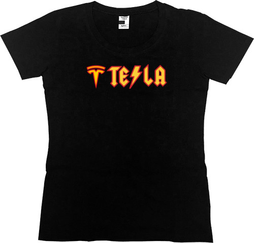 Women's Premium T-Shirt - Tesla 10 - Mfest