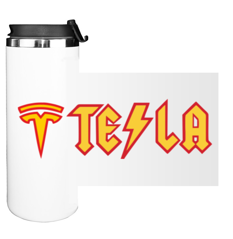 Water Bottle on Tumbler - Tesla 10 - Mfest