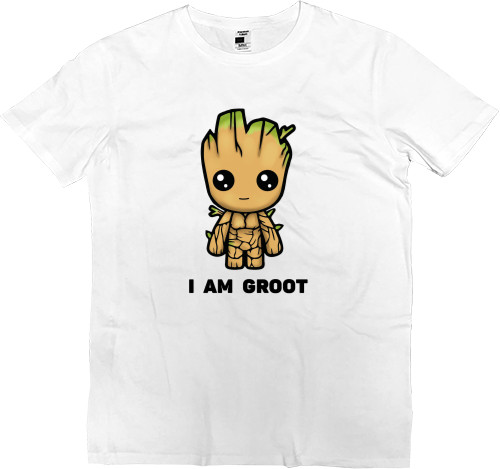 Футболка Премиум Мужская - I am groot - Mfest