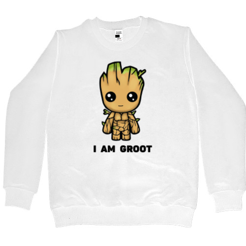 Свитшот Премиум Мужской - I am groot - Mfest