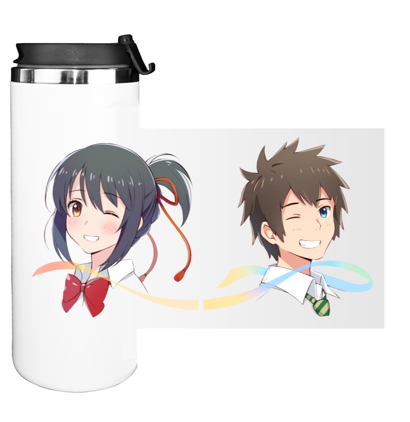 Water Bottle on Tumbler - Твоё имя 1 - Mfest