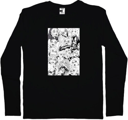 Men's Longsleeve Shirt - Ахэгао - Mfest