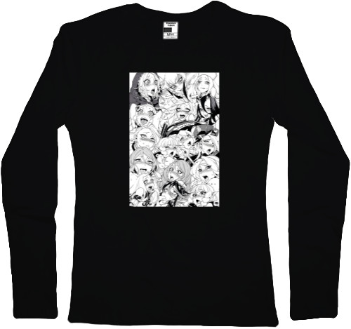 Women's Longsleeve Shirt - Ахэгао - Mfest