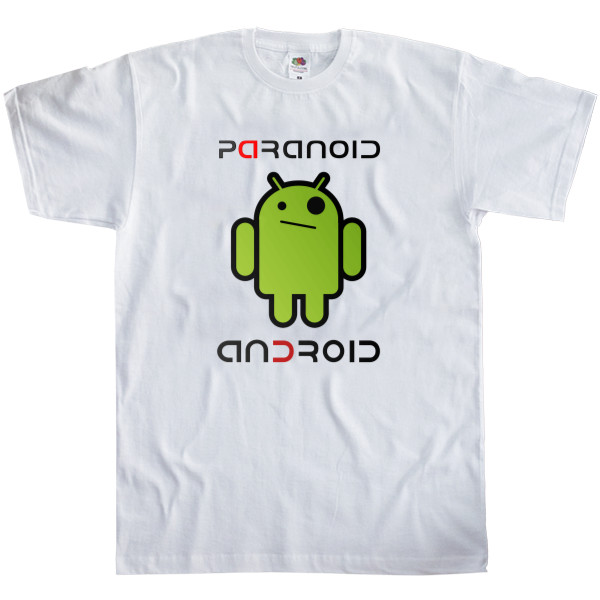 Men's T-Shirt Fruit of the loom - paranoid android - Mfest