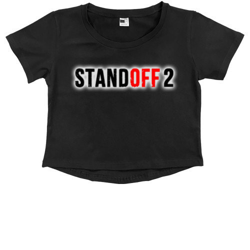 Kids' Premium Cropped T-Shirt - Standoff - Mfest