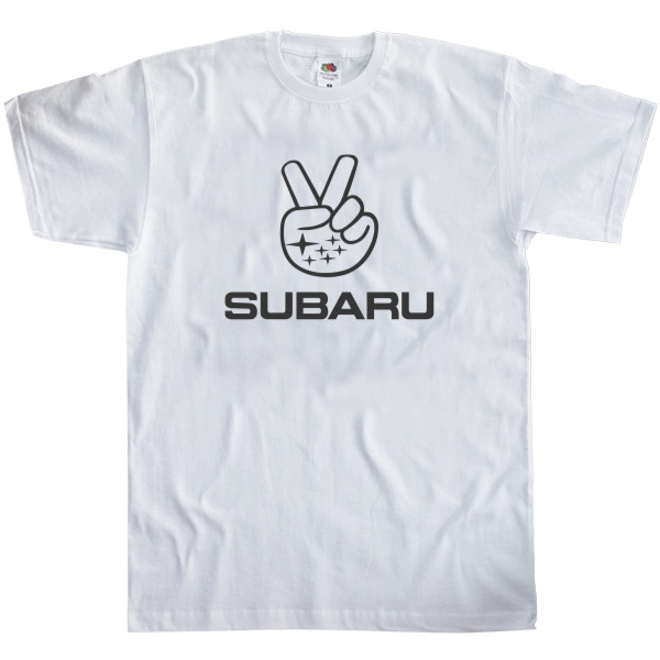 Футболка Классика Детская Fruit of the loom - SUBARU - LOGO 8 - Mfest