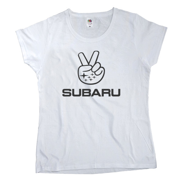 Women's T-shirt Fruit of the loom - SUBARU - LOGO 8 - Mfest