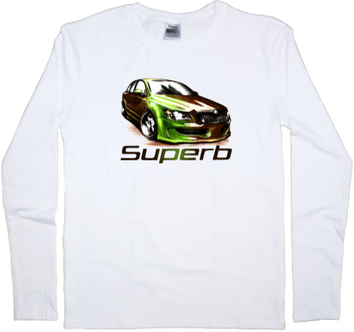 Men's Longsleeve Shirt - SKODA - LOGO 5 - Mfest