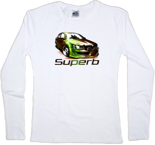 Women's Longsleeve Shirt - SKODA - LOGO 5 - Mfest