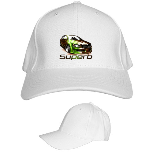 Kids' Baseball Cap 6-panel - SKODA - LOGO 5 - Mfest