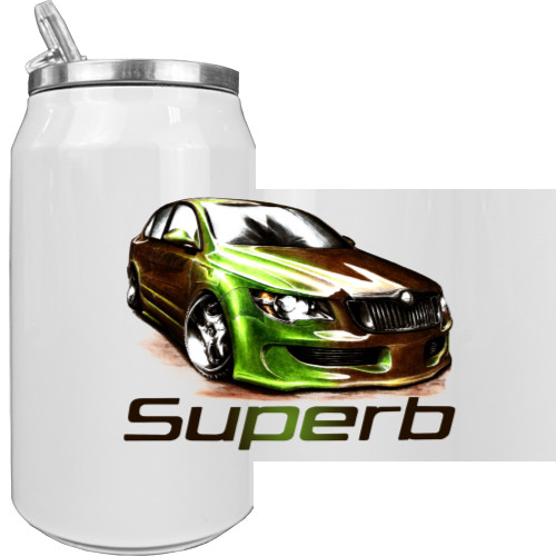 Aluminum Can - SKODA - LOGO 5 - Mfest