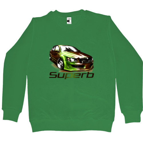 Men’s Premium Sweatshirt - SKODA - LOGO 5 - Mfest