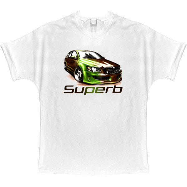 T-shirt Oversize - SKODA - LOGO 5 - Mfest