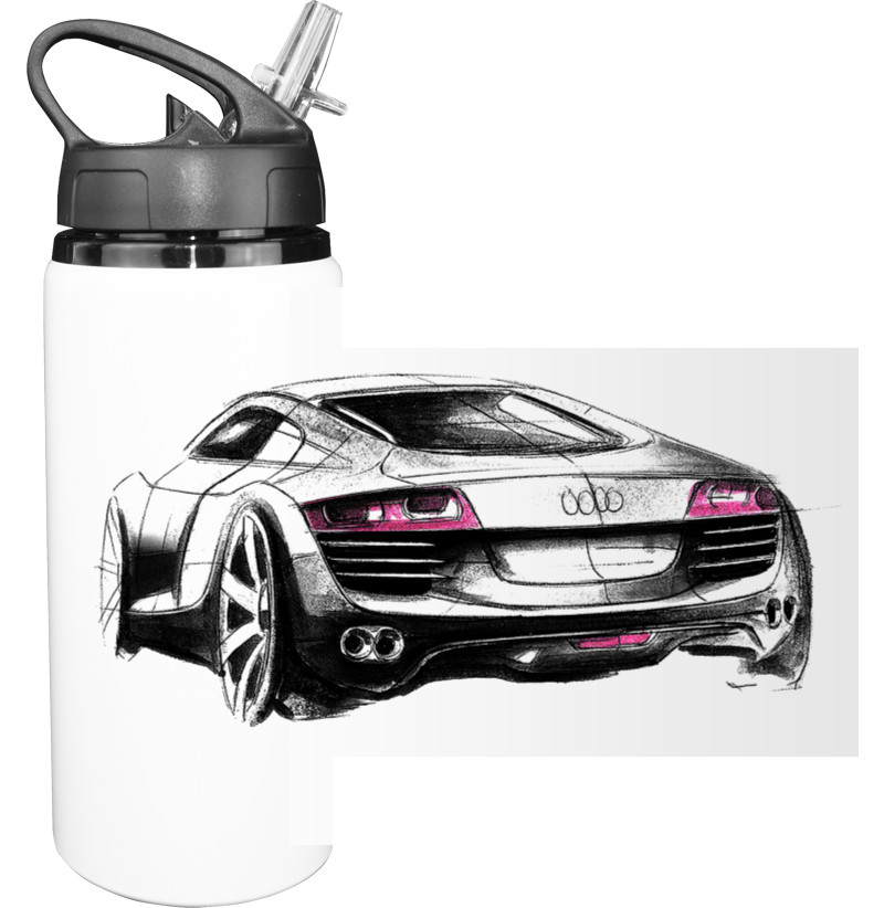 Sport Water Bottle - Audi R8 - Mfest