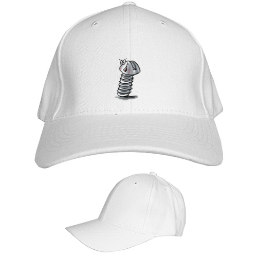 Kids' Baseball Cap 6-panel - Болтик - Гайка 1 - Mfest