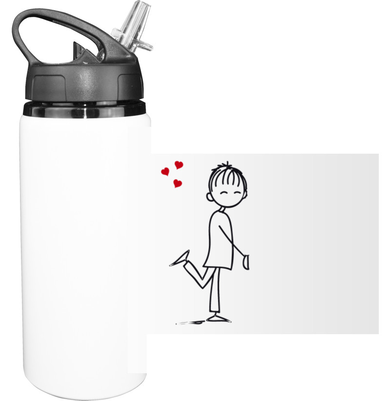 Парные - Sport Water Bottle - Любимый - Mfest