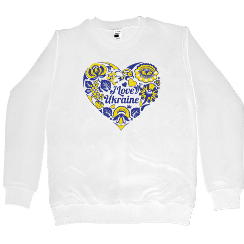 Women's Premium Sweatshirt - I love ukraine 2 - Mfest