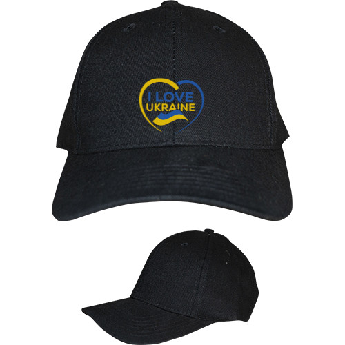 Kids' Baseball Cap 6-panel - I love ukraine - Mfest