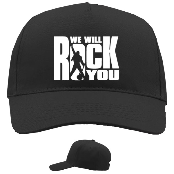 Baseball Caps - 5 panel - We will rock you - Mfest