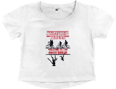 Women's Cropped Premium T-Shirt - STRANGER THINGS 9 - Mfest