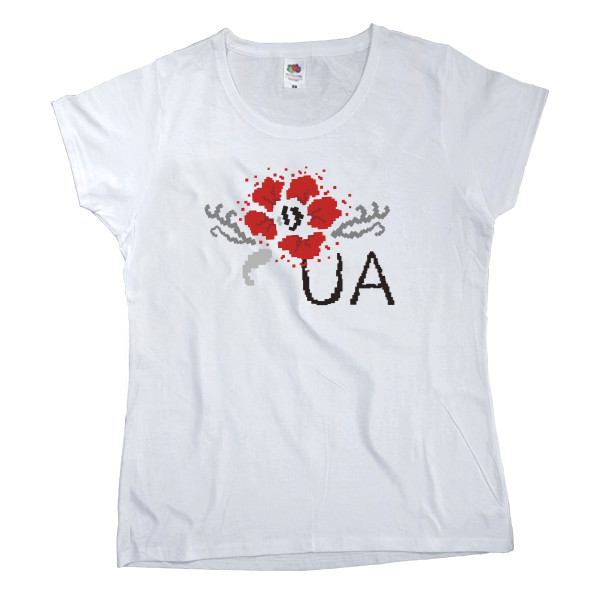 Women's T-shirt Fruit of the loom - Мак UA - Mfest