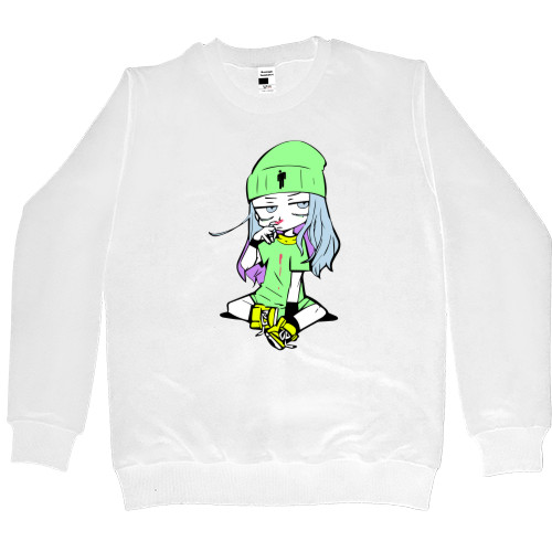 Kids' Premium Sweatshirt - Billie Eilish chibi - Mfest