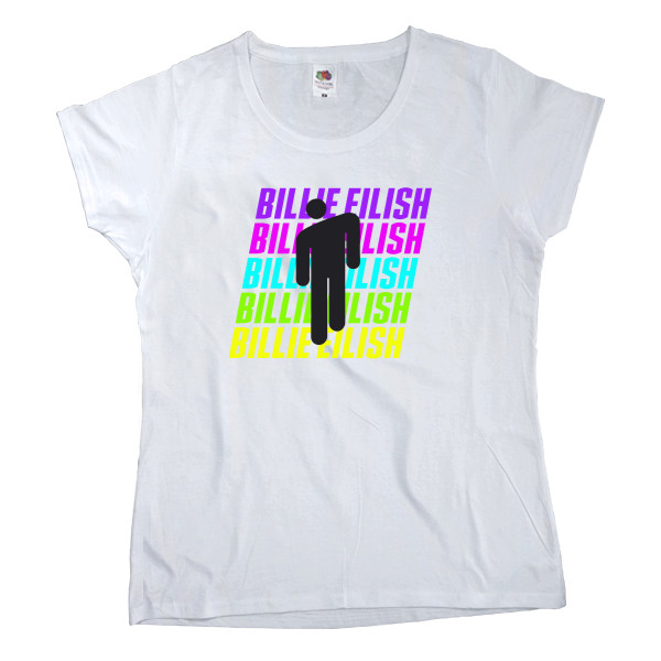 Women's T-shirt Fruit of the loom - Billie Eilish - Mfest