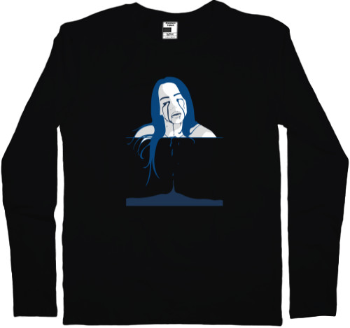 Men's Longsleeve Shirt - Billie Eilish cry - Mfest