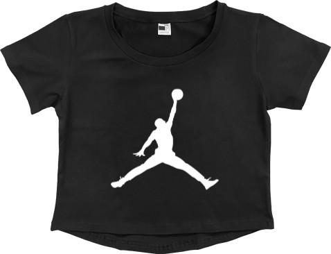 Women's Cropped Premium T-Shirt - Air Jordan - Mfest