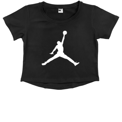 Kids' Premium Cropped T-Shirt - Air Jordan - Mfest