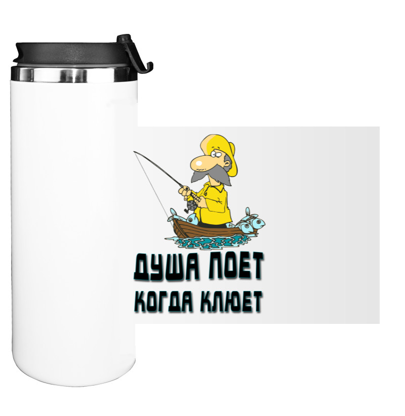 Water Bottle on Tumbler - Душа поет - Mfest