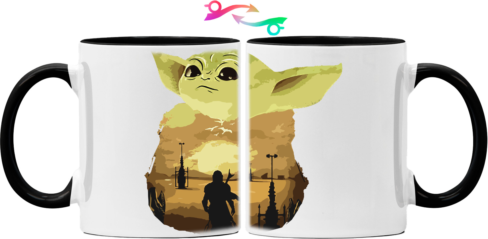 Mug - BABY YODA Art 3 - Mfest