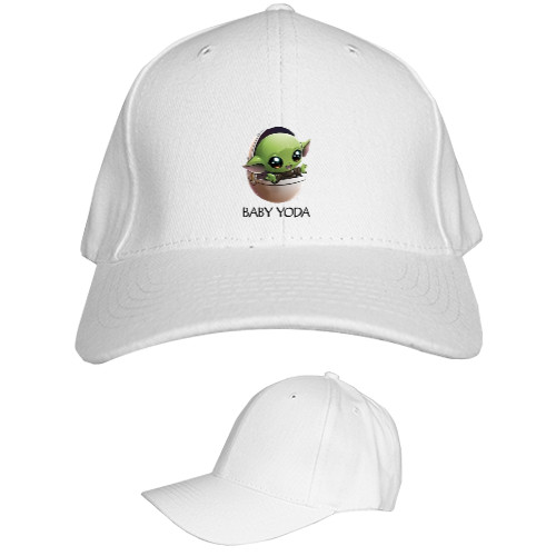 Kids' Baseball Cap 6-panel - Baby yoda Art - Mfest